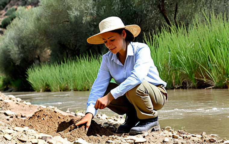 자연생태복원기사 연봉 협상 팁 - **

A female environmental consultant, fully clothed in appropriate field attire (khaki pants, sturd...